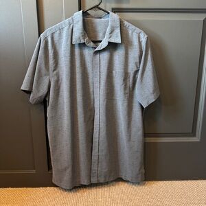 Short-Sleeve Bridge Button Down